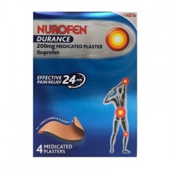 Nurofen Durance 200mg Medicated Plaster 4 Pack